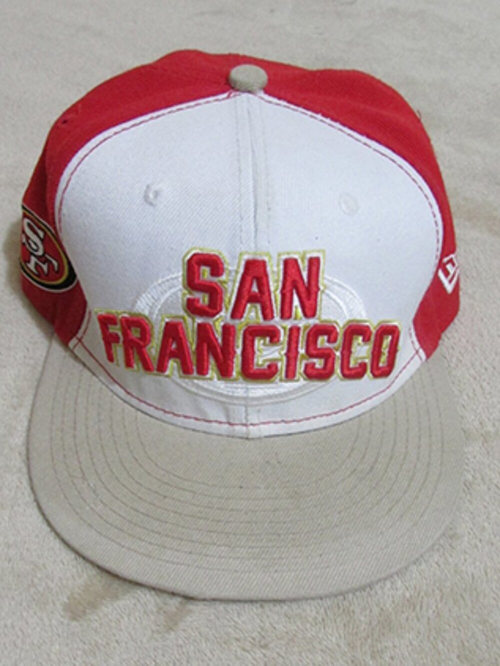 NFL SF 49ers Baseball Cap 9Fifty Adjustable Embroidered Logo